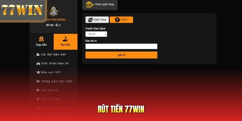 Rút Tiền 77Win - Tốc Độ Xử Lý Giao Dịch Siêu Tốc 3 Phút